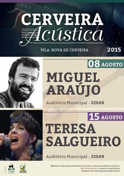 AGENDE AS NOITES DE 08 E 15 DE AGOSTO PARA O -CERVEIRA ACSTICA-