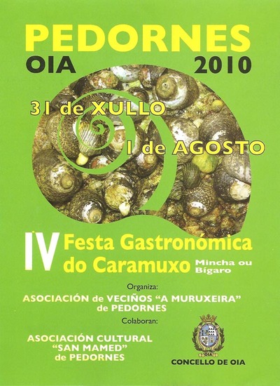 IV FESTA GASTRONMICA DO CARAMUXO ESTE FIN DE SEMANA EN OIA