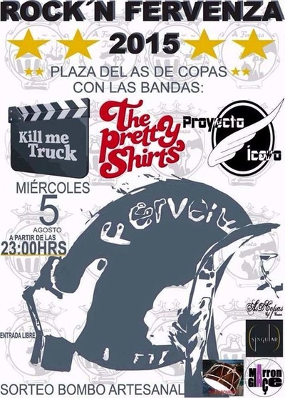 ROCKN FERVENZA ESTE MIRCOLES 5 DE AGOSTO NA GUARDA