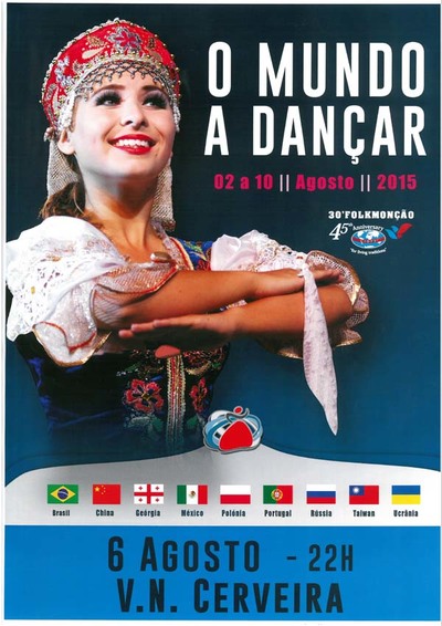 AS DANAS DO MUNDO VOLTAM A PISAR O PALCO DA -VILA DAS ARTES- O 6 DE AGOSTO