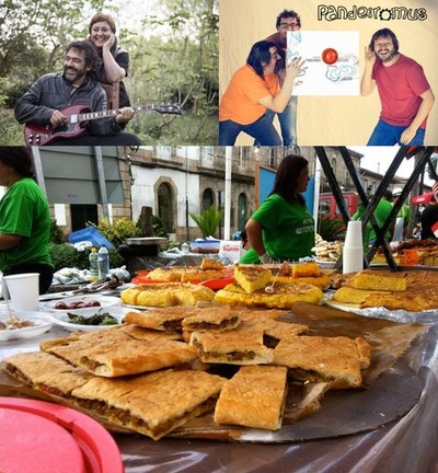 UXA E NARF E PANDEIROMUS ACTUARN NA CORREDOIRA O SBADO 15 DE AGOSTO CO GALLO DA V FESTA DO MIO