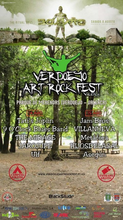 VALENA NA ROTA DOS FESTIVAIS DE VERO VERDOEJO ART ROCK FEST E THE RITUAL 2015