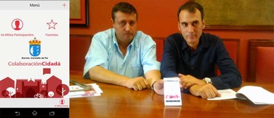 O CONCELLO DE TUI PRESENTOU UNHA APLICACIN E UNHA PXINA WEB DESTINADAS  COLABORACIN CIDAD