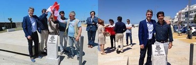 VILA PRAIA DE NCORA, EN CAMINHA, INAUGURA O -PASEO DE A GUARDA-