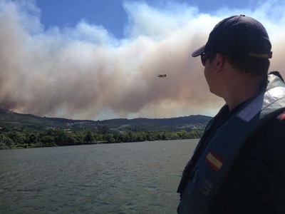 LA ARMADA COLABORA EN LA EXTINCIN DE FUEGOS EN PORTUGAL POR MEDIO DE LA COMANDANCIA NAVAL DEL MIO