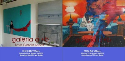 EXPOSICIN ESTE SBADO 15 NA GALERIA A+B