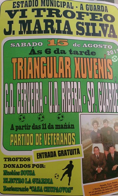 VI TROFEO J.MARA SILVA ESTE SBADO 15 DE AGOSTO NA SANGRIA(A GUARDA)