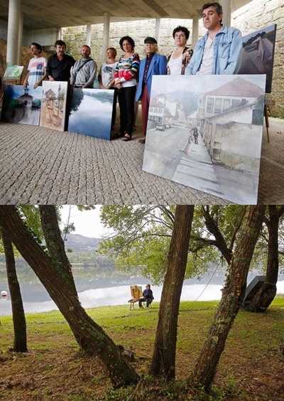 MIS DE 40 PINTORES PARTICIPAN NA TERCEIRA EDICIN DO CERTAME DE PINTURA AO AIRE LIBRE ANTONIO FERNNDEZ