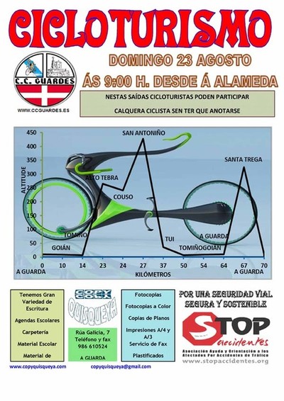 SADA CICLOTURISMO CO CLUBE CICLISTA GUARDS O 23 DE AGOSTO DE 2015
