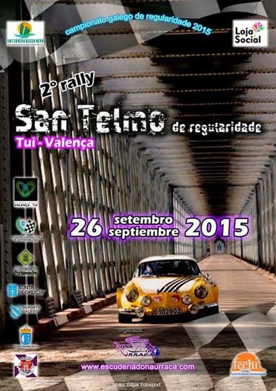 2 RALLY SAN TELMO DE REGULARIDADE O 26 DE SETEMBRO DE 2015