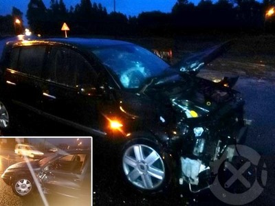 UNHA COLISIN FRONTOLATERAL DEIXA UNHA PERSOA FERIDA EN FIGUEIR, TOMIO