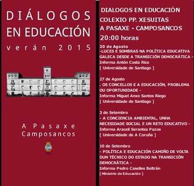 ARACELI SERANTES, DOUTORA EN PSICOPEDAGOXA,  SER A ENCARGADO DE CONDUCIR A CHARLA -A CONCIENCIA AMBIENTAL: UNHA NECESIDADE SOCIAL E UN RETO EDUCATIVO- 