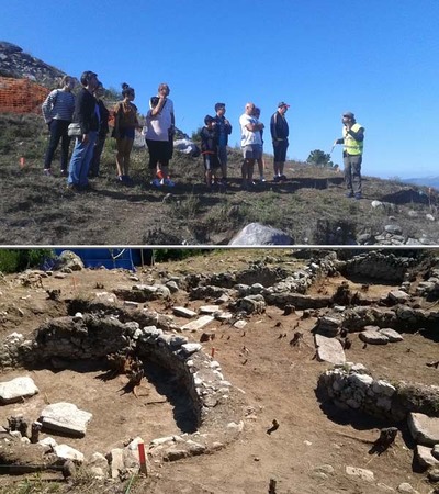 OFRTANSE VISITAS ESPECIAIS PARA COECER OS TRABALLOS NA ESCAVACIN DO POBOADO DE MERGELINA