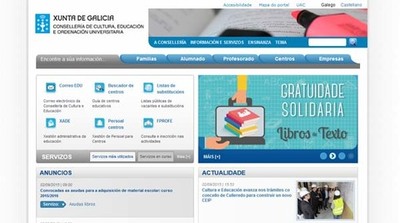 CULTURA E EDUCACIN PON AO DISPOR DA COMUNIDADE EDUCATIVA GALEGA UN RENOVADO E MELLOR WEB INSTITUCIONAL