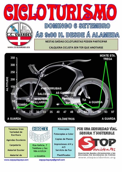 SADA CICLOTURISMO CO CLUBE CICLISTA GUARDS O DOMINGO 6 DE SETEMBRO DE 2015