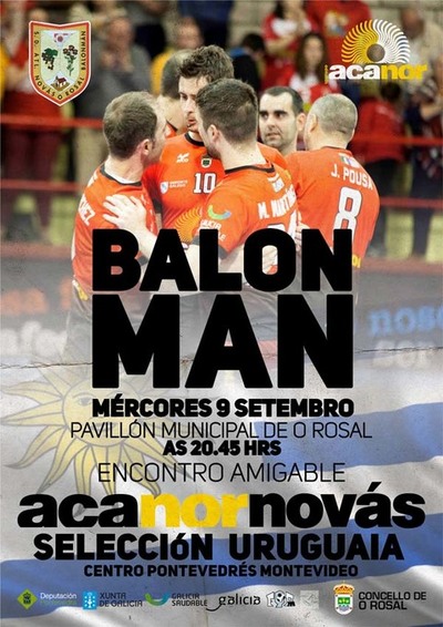 EL ACANOR ATL NOVAS SE ENFRENTA ESTE MIRCOLES A LA SELECCIN URUGUAYA