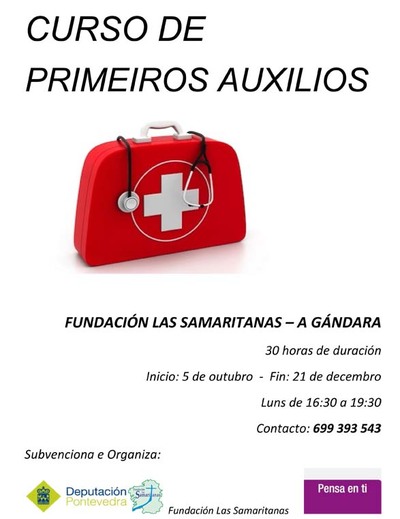 CURSO DE PRIMEROS AUXILIOS EN LA CASA DE ACOGIDA LAS SAMARITANAS DE A GUARDA