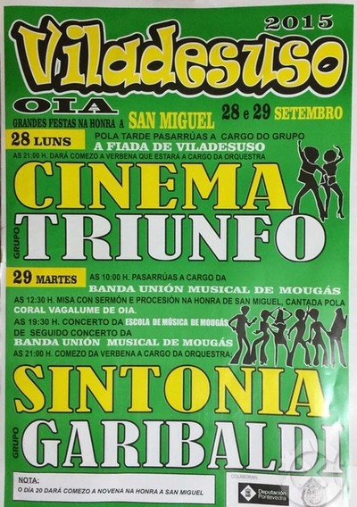 FESTAS NA HONRA DE SAN MIGUEL EN VILADESUSO-OIA