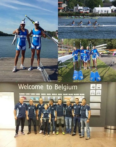 EXCELENTES RESULTADOS DE LOS REMEROS TUDENSES DEL CLUB REMO MIO-TUI EN EL WORLD ROWING MASTER 2015