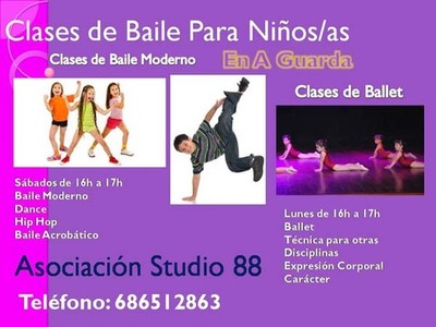 PRXIMOS CURSOS DE BAILE MODERNO Y BALLET Y TCNICA PARA NI@S