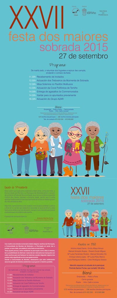 SOBRADA ACOLLE A XXVII FESTA DOS MAIORES O 27 DE SETEMBRO