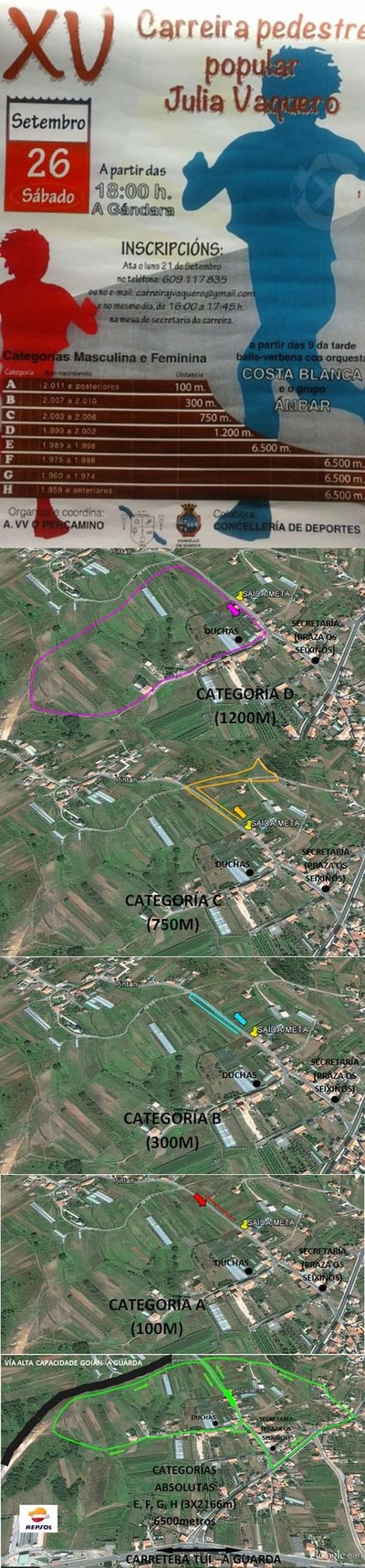 ESTE SBADO TER LUGAR A 15 CARREIRA PEDESTRE POPULAR JULIA VAQUERO NA GUARDA