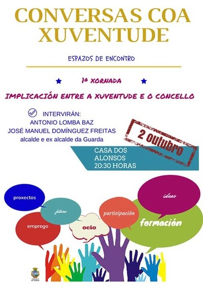 CONVERSAS COA XUVENTUDE O 2 DE OUTUBRO NA GUARDA
