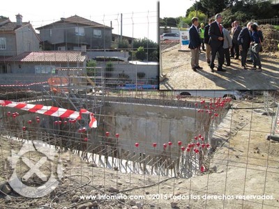 VISITA A LAS OBRAS DE AMPLIACIN DE LA ESTACIN DE BOMBEO EN AREAS (TUI- PONTEVEDRA)