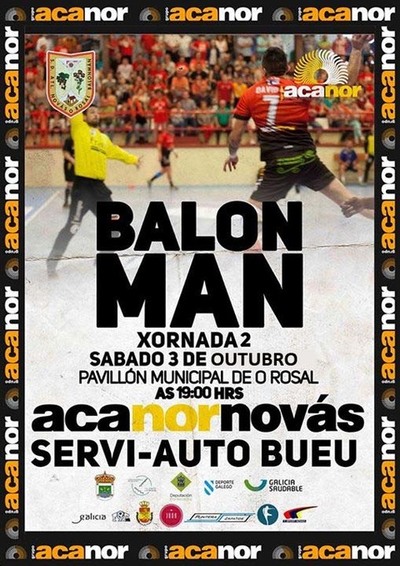 O ACANOR ATL. NOVS RECIBE ESTE SBADO  SERVI AUTO BUEU ATL. BALONMN