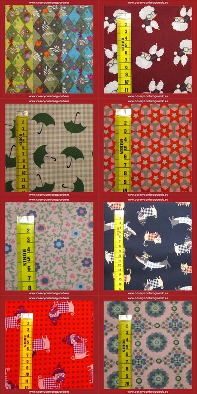 GRAN SELECCIN DE TELAS PARA PATCHWORK Y CONFECCIN EN COSER Y CANTAR A GUARDA