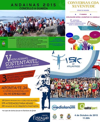 DIVERSAS ACTIVIDADES NUNHA FIN DE SEMANA MOI DINMICA NA VILA DA GUARDA