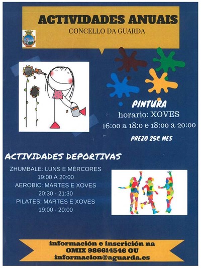 ACTIVIDADES ANUAIS DA OMIX DE A GUARDA