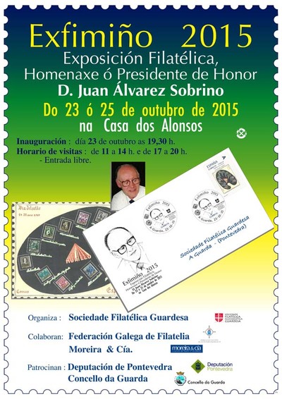 A GUARDA ACOLLE A EXPOSICIN FILATLICA EXFIMIO 2015 DO 23  25 DE OUTUBRO