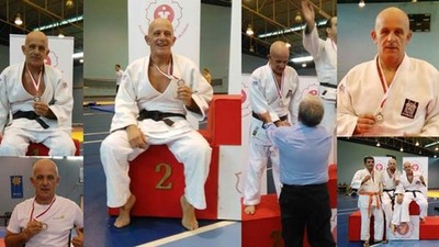 EL JUDOCA TUDENSE AVELINO MARTNEZ OBTIENE MEDALLA DE PLATA EN EL OPEN DE JUDO VETERANOS DE LISBOA