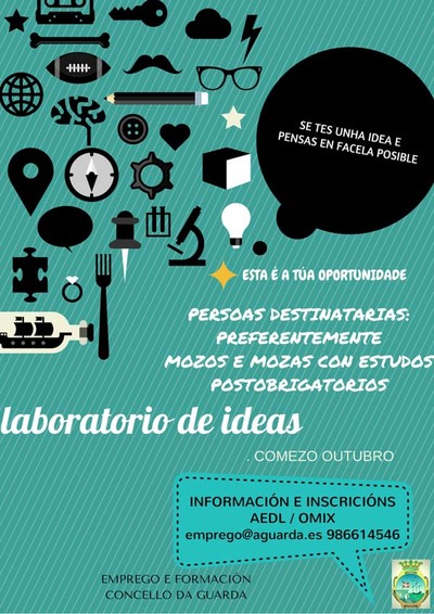 AMPLASE O PRAZO DE INSCRICIN PARA PARTICIPAR NO LABORATORIO DE IDEAS NA GUARDA