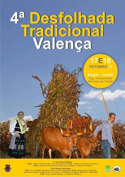 4 DESFOLHADA TRADICIONAL O 17 E 18 DE OUTUBRO EM VALENA DO MINHO