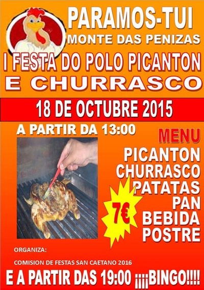 TUI ACOLLE ESTE DOMINGO A I FESTA DO POLO PICANTN E CHURRASCO