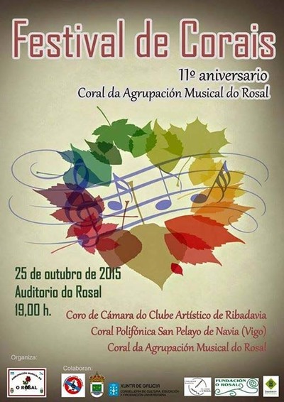 FESTIVAL DE CORAIS ESTE DOMINGO NO ROSAL