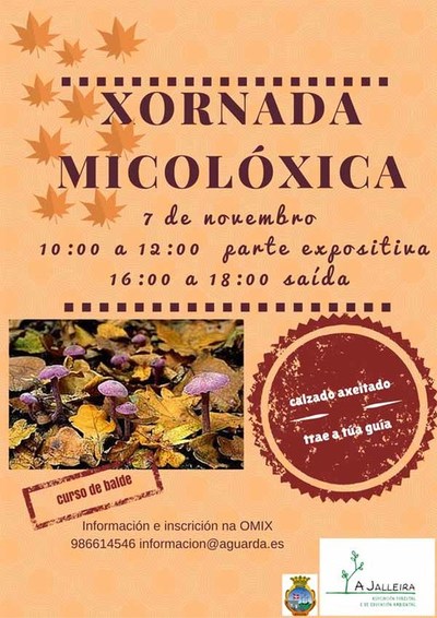 XORNADA DE MICOLOXA ESTE SBADO A TRAVS DA OMIX DO CONCELLO DA GUARDA