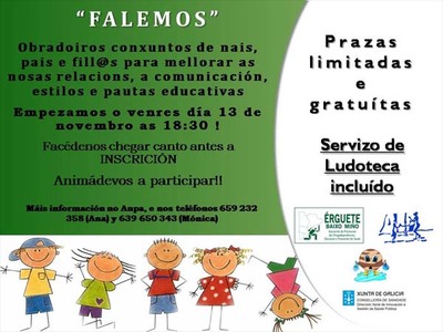 O ALUMNADO DO COLEXIO PEDRO CASELLES E AS SAS FAMILIAS PARTICIPAN XUNTOS EN ?FALEMOS-