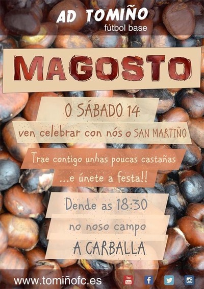 A AD TOMIO CELEBRA ESTE SBADO O MAGOSTO