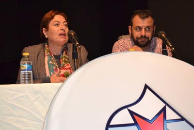 A DEPUTADA DO BNG-AA, OLAIA FERNNDEZ DAVILA DEU A COECER NO BAIXO MIO O LABOR NA DEFENSA NO NOSO PAS