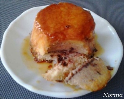 RECETA: FLAN DE COCO Y CHOCOLATE