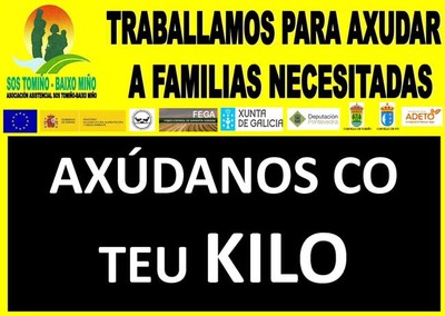 SOS TOMIO ORGANIZA EN TOMIO Y TUI UNA GRAN RECOGIDA DE ALIMENTOS EL 27 Y 28 DE NOVIEMBRE