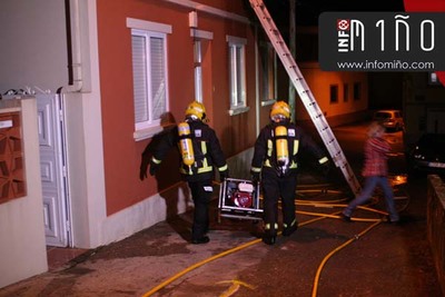 UN DESHUMIDIFICADOR CAUSA UN INCENDIO NUNHA VIVENDA DO BARRIO DA GUA NA GUARDA