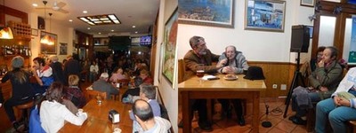 UN LOCAL ABARROTADO DE PBLICO PARA ESCOITAR A MARA GONZLEZ PORTELA NA BARFERENCIA -A TESTEMUA DUN SCULO DE HISTORIA-