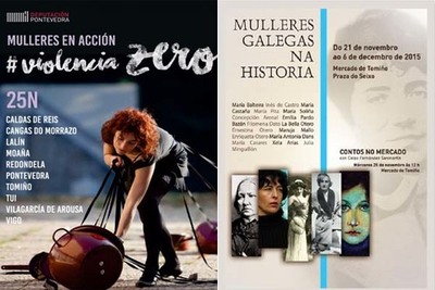 O CONCELLO DE TOMIO CONMEMORA O DA CONTRA VIOLENCIA DE XNERO CO PROXECTO ARTSTICO -MULLERES EN ACCIN: VIOLENCIA ZERO-