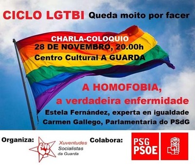 CICLO LGTBI: QUEDA MOITO POR FACER  A HOMOFOBIA, A VERDEIRA ENFERMIDADE
