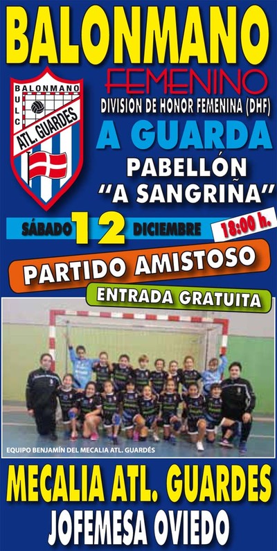 PARTIDO AMISTOSO ENTRE O MECAIA ATL. GUARDS E O JOFEMESA OVIEDO ESTE SBADO