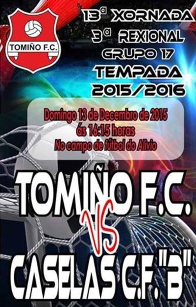 O TOMIO FC RECIBE ESTE DOMINGO  CASELAS CF -B-